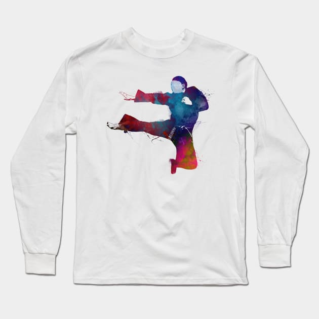 karate sport #karate #sport Long Sleeve T-Shirt by JBJart